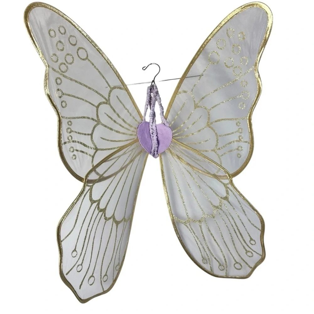 Pottery Barn Kids Lavender Butterfly Fairy Wand Halloween Costume 7-8